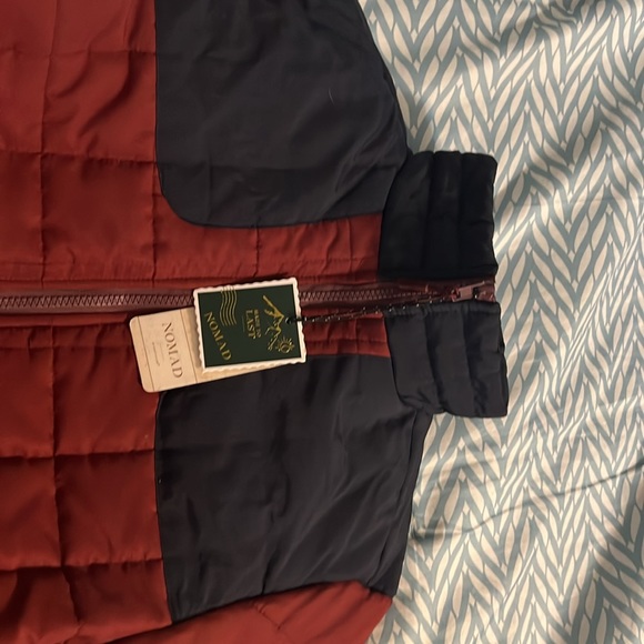 Nomad Quilted Jacket Men's Size Large Red Black Lightweight Full Zip NWT - Picture 7 of 8